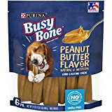 Purina Busy Bone Made in USA Facilities, Long Lasting Small/Medium Breed Adult Dog Chews, Peanut Butter Flavor - 21 oz. Pouch