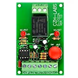 ELECTRONICS-SALON Panel Mount Momentary-Switch/Pulse-Signal Control Latching SPDT Relay Module,12V
