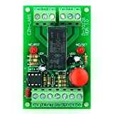 ELECTRONICS-SALON Panel Mount Momentary-Switch/Pulse-Signal Control Latching DPDT Relay Module,12V