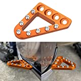 NICECNC Orange Rear Brake Pedal Step Plate Pad Compatible with KTM 250/350/450 SXF Factory Edition 2015 250-450 SXF/XCF 2016 125-500 SX/SXF/XC/XCF/EXC/EXCF/XCW/TPI/SD/6D 2017-2022,See Fitment