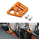 NICECNC Orange Folding Brake Pedal Tip Compatible with KTM 390 Adventure/R 2021-22 690 Enduro R 2008-22 690 SMC R 2012-22 790 890 Adventure/R 2020-22 990/950 Adventure 2002-13,See Fitment