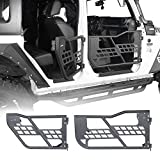 Hooke Road for Jeep JK Trail Doors Offroad Steel Tube Doors Compatible with 2007-2018 Jeep Wrangler JK Unlimited 4-Door Sahara Rubicon Sport