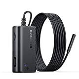 DEPSTECH Wireless Endoscope, IP67 Waterproof WiFi Borescope Inspection 2.0 Megapixels HD Snake Camera for Android and iOS Smartphone, iPhone, iPad, Samsung -Black(11.5FT)