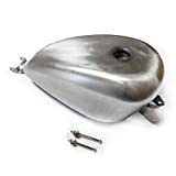 HTTMT H-008D- Deep Indented 3.3 GAL EFI Injected Fuel Gas Tank Compatible with Sportster XL 2007-16