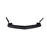 2011-2014 Dodge Challenger Front Bumper Lower Deflector; For Srt8 Models; Black Textured Finish; Made Of Pp Plastic Partslink CH1095121C