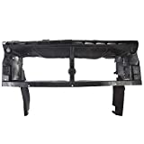 ECOTRIC Front Bumper Fascia Support Compatible with 2008-2014 Dodge Challenger Black Replace for 68043965AC CH1041109 68043965AB