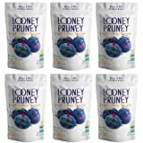 Looney Pruney Organic Pitted Dried Prunes for the Entire Family | Always California-Grown | Kosher | No Added Sugar & No Preservatives (6 pack)