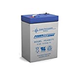 Powersonic PS-640F1-6 Volt/4.5 Amp Hour Sealed Lead Acid Battery with 0.187 Fast-on Connector