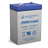 Powersonic 6V 4.5Ah PS-640, PS640F1, UB645 Replacement SLA Battery NEW!