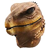 Lizard Mask Adult Latex Reptiles Animal Head Lizard Ghecko Halloween Carnival Mask Fancy Dress Props