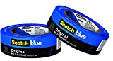 Blue Painter's Tape, 2 Rolls, Multi-Surface Painter's Tape, 14 Day Clean Release Tape, 0.94 Inches x 60 Yards - 2 Rolls