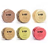 U-MIX Amaranth Wafers/Obleas, Healthy Snacks, Variety Packs, Diet Friendly Snack, VEGAN - PRESERVATIVE FREE  SUGAR FREE  SOY FREE  DAIRY FREE (Green Matcha, Chocolate, Mixed Berries, Cappuccino, Coconut, Dulce de Leche) (Variety, 6)