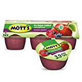 Mott's, Applesauce Unsweet Country Berry, 4 Oz (pack of 6)