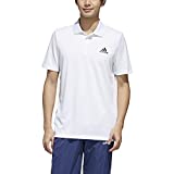 adidas Men's Designed 2 Move 3-Stripes Polo Shirt, White/Black, Medium