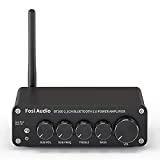 Fosi Audio BT30D Bluetooth 5.0 Stereo Audio Receiver Amplifier 2.1 Channel Mini Hi-Fi Class D Integrated Amp 50 Watt x2+100 Watt for Home Outdoor Passive Speakers/Subwoofer Powered Subwoofer