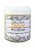 Tallow Balm - Organic Grassfed Tallow - 3.5oz - Orange + Bergamot - Moisturizing - Dry Skin - Stretch Marks - All Natural