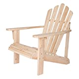 Shine Company 4611N Westport Adirondack Chair, Natural