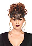 Leg Avenue womens Fairy Tale Queen Crown Adult Sized Costumes, Black, One Size US