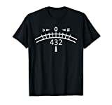 Musical Tuning Fork 440 432 Hz Tune Music Conspiracy Theory T-Shirt