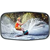 kemimoto 7"x12" Marine Mirror for Boat, Rear View Boat Mirror for Ski Boat Bimini Boat Pontoon Boat Water Skiing Watercraft Surfing