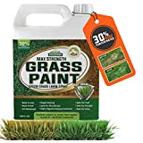 PetraTools Grass Paint Max Strength, Green Grass Lawn Spray & Dog Spot Repair, Lawn Paint, Spray on Grass, Green Lawn Spray, Grass Paint for Lawn, Lawn Spray Paint, Green Dye for Lawn (1 Gal)