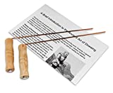 On The Fly Dowsing Rods Set | Pure Copper | Premium Wooden Handles, Ghost Hunting, Underground Water, Gold, Paranormal Activity, Instructions Included | Made in USA