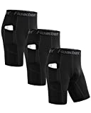 Roadbox Compression Shorts for Men with Perfect Pocket Spandex Boxer Athletic Workout Underwear Fitness