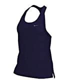 Nike Womens Yoga Layer Tank (Navy, Large)