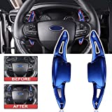 JHO Car Steering Wheel Shifter Extension Paddle for Ford Explorer 2020 2021 Base XLT Limited Platinum Interior Accessories (blue)