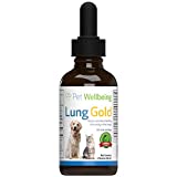 Pet Wellbeing Lung Gold for Cats - Vet-Formulated - Lung & Respiratory Immune Support, Open Airways, Easy Breathing - Natural Herbal Supplement 2 oz (59 ml)