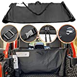 MOEBULB Soft Top Window Storage Bag Compatible with 2007-2018 Jeep Wrangler JK JKU 2018-2021 JL JLU Sports Sahara Freedom Rubicon Unlimited 2-Door & 4-Door Saddlebag Cargo Bag