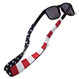 Neoprene Sunglass Strap-Floating Glasses Strap Eyewear Retainer For Men Women And Kids (American Flag)