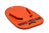 Badass Moto Motorcycle Kickstand Pad - Sturgis Orange - American Made in USA. Durable Biker Kick Stand Coaster/Support Plate Color Choices. Park Your Bike on Hot Pavement, Grass, Soft Ground