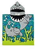 Century Star Kids Towels Hooded Bath Beach Towel Girls Boys Swim Pool Cover Up Super Absorbent Cute Cartoon Animal Sea Shark One Size