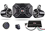 NOAM NUTV5-S V.2 - ATV/Golf Cart/UTV Waterproof Speakers Bluetooth 2.1 Marine Stereo System