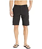 Volcom Men's Surf N' Turf Dry Cargo 21" Hybrid Shorts Black