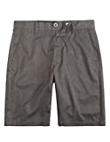 Volcom - Mens Frkin Mdrn Chno Shorts, Size: 32, Color: Charcoal Heather