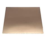 1 PCS 99.9% Pure Copper 18 Gauge1mm Sheet - 1/25" x 6" x 6"