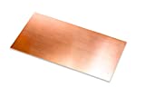 1pc 6"x12" 99.9% Pure Copper Sheet 18 Gauge Blank Dead Soft Made in USA by CRAFT WIRE