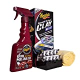 MEGUIAR'S Smooth Surface Clay Kit  Safe and Easy Car Claying for Smooth as Glass Finish  G1016