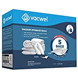 Vacwel 5-Pack XXL-Jumbo Vacuum Storage Bags - Space Vacuum Storage Bags for Clothing Storage - Vacuum Space Bags for Comforters - Blankets - Clothes. 47 x 35" Vacuum Sealer Bags Jumbo-XXL (XXL 5-Pack)