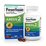 PreserVision AREDS 2 Eye Vitamin & Mineral Supplement, Contains Lutein, Vitamin C, Zeaxanthin, Zinc & Vitamin E, 120 Softgels (Packaging May Vary)