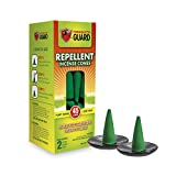 Mosquito Guard 45pcs Mosquito Repellent Incense Cone with 2 Ceramic Dishes - Mosquito Repellent for Patio  No Deet Plant Based Mosquito Repellent Outdoor