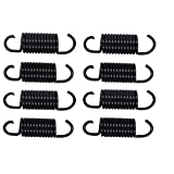 Yoogu 2-1/2 inch (Pack of 8) Furniture Replacement Extension Tension Springs for Recliner Sofa Trundle Bed Black [12 Turn]
