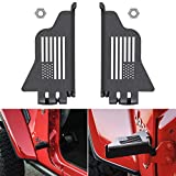 Wrangler Foot Pegs for Door Hinge Front Door Metal Rest Pedals Fit for 2007-2022 Jeep Wrangler JK JKU JL JLU & Jeep Gladiator JT Exterior Hinge Mounted Door Pedal Set of 2U.S. Flag Style