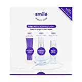 SmileDirectClub Pro Teeth Whitening Gel System with LED Light - 4 Pack Pens and Whitening Toothpaste - Professional Strength Hydrogen Peroxide - Pain Free and Enamel Safe