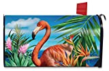 Briarwood Lane Flamingo Paradise Summer Magnetic Mailbox Cover Nautical