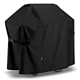 SunPatio BBQ Grill Cover 52 Inch, Outdoor Durable Waterproof Gas Barbecue Cover, Compatible for Weber Spirit 200 and 300 Series, Charbroil and Kenmore Grills, Compared to Weber 7106, 52" x 26" x 43"H