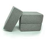 Maryton Grill Stone Cleaning Brick - Griddle Grills Cleaning Kit Block Pumice Stone for Removing Stains BBQ Grease, 3 Count