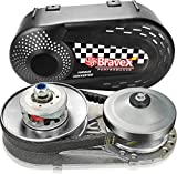 Complete Torque Converter Go Kart Clutch Kit Set 3/4inch 10T #40/41 and 12T #35 Chain Replacement for 218353A Manco Comet TAV2